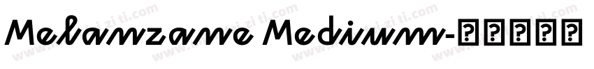 Melanzane Medium字体转换
